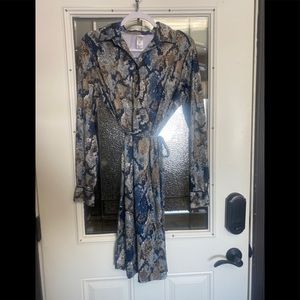 REDUCED!!!Snakeskin dress!